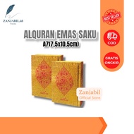 Gold Pocket Al-Quran - Pocket Quran - Pocket Quran - A7 Size Suitable For HAMPERS Gold Quran Gold Quran Gold