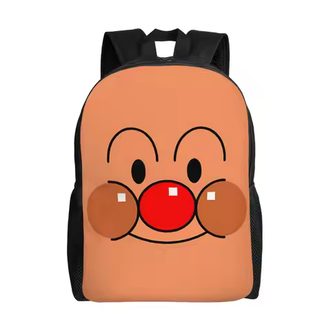 Bandai Anpanman backpack ita bag mochila Classic School Retro Washable Rucksack