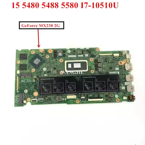 17859-1 for Dell Inspiron 5480 5580 Laptop Motherboard DDR4 CN-0J0N00 0DF62G 0V9037 GeForce MX230 2G