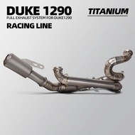 Motorcycle Exhaust Full Titanium System Modify Manifold Muffler For Super Duke 1290 1390 duke1290 Du