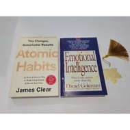 ATOMIC HABITS + EMOTIONAL INTELLIGENCE 100% BRAND NEW & QUALITY GUARANTEED