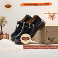 Dr.Martens  Core Polley Single button Mary jane shoes Thick Bottom Vintage Uniform shoes Same Style 