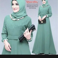 GAMIS terbaru 2024 QUENBY Baju muslim Wanita /baju Modern/baju lebaran terbaru