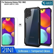 Case Samsung Galaxy F62 / M62 Soft Hard Fusion Transparan Case Cover