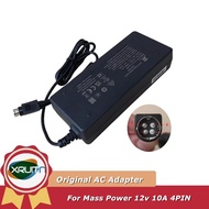 Genuine MASS Power S120-1A120A00B3 12V 10A AC Adapter Charger for QNAP TS-409  TS-410 TS-412 Turbo S