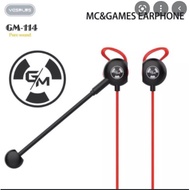 YESPLUS GM-114 Game Earphone / 2 Mic / 4D Prue Sound