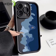 Simple Waves Solid Color Phone Case For Vivo Y500 Y400 Pro Y300T Y100T Y97 Y91i Y90 Y89 Y83 Y75S Y52