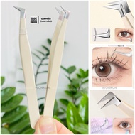 BQI Stainless Specialized Eyelash Tweezers, BQI Stainless Steel False Eyelash Tweezers (GOOD SHARP T
