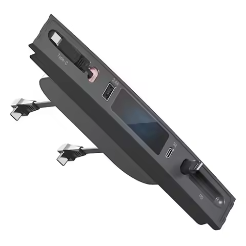 Stable-Retractable PD Fast Docking Station USB HUB Car Accessories For Tesla Model 3/Y