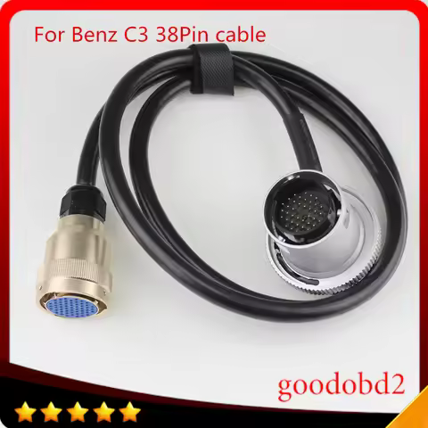 For benz 38pin cable MB Star C3 diagnosis multiplexer compact-3 Interface Diagnostic Tool truck 38P