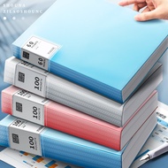 Storage Storage Book Information Book Folder a4 Transparent Multi-Layer Insert Paper Book Large-Capa