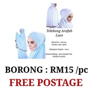 Telekung Lace Dewasa Borong