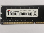 EMMCRAM 4GB 2Rx8 PC3L-12800U 1600 UDIMM DDR3L Desktop RAM 1.35V Non-ECC Unbuffered 240Pin Computer M