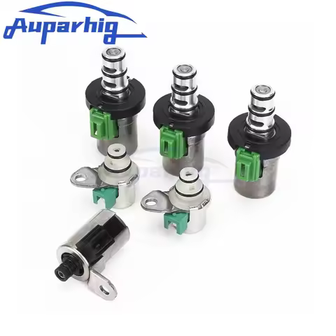 QTGYCND 6Pcs Transmission Shift Solenoid Set 4F27E FN4A-EL Replacement For Mazda 2 3 5 6 CX-7 MPV 4 