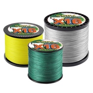 GHOTDA 300M 16 Strands Braided Fishing Line Floating Line Zero Stretch Multicolor Braided Line