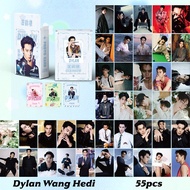 50-55pcs/box Wang Dylan Hedi Stills Laser Holographic Lomo Cards Only For Love Photocards Hologram P