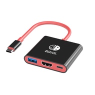 Suitable for gaming Switch mobile phone tablet three in one docking station HDMI 4K 30Hz high-defini