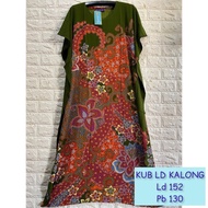 Daster Panjang Semata Kaki Longdress Kalong Kencana Ungu Label biru / Jumbo Ld 150 cm Bahan katun pr