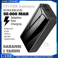 Powerbank VIVERR 50.000 Mah Kapasitas besar original garansi 1 Tahun