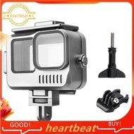 [Hot-Sale] Waterproof Housings Cage for Gopro Hero 9 10 11 Aluminum Alloy Case 40M IPX8 Underwater Imported 9H Tempered Glass Durable Easy to Use