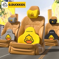 Small Yellow Duck Automotive Headrest Neck Pillow Car Memory Foam Pillow Car Seat Lumbar Pillow Cartoon Cute