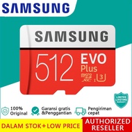 Samsung Micro SD Memory Card W/Adpt EVO Plus (64GB/128GB/256G/512GB/1TB) Read:100Mb/s Write: up to 20/60Mb/s