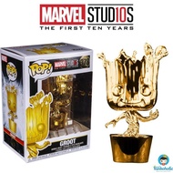 Funko POP! Marvel Studios First Ten Years - Dancing Groot Gold Chrome