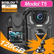 BOBLOV T5 Body Camera ตัวกล้อง กีฬามินิตำรวจกล้องแอคชั่นแคมเมรา HD 1296P 256GB Waterproof with Night
