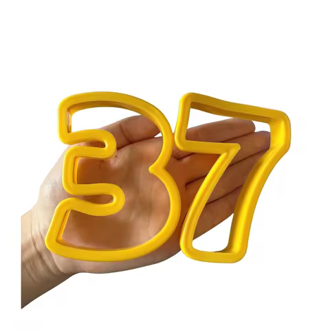 Cake Tools Super Big 8cm Number Plastic Mold Font Biscuit Cookie Cutter Fondant Tool Topper Cake Mol
