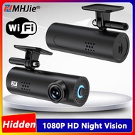 Hot new hidden dash cam WiFi full HD 1080p car camera DVR G-sensor driving recorder night version a