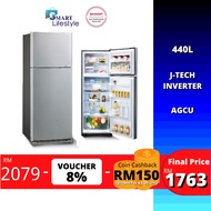 Sharp Pelican Refrigerator (440L) SJE438MS