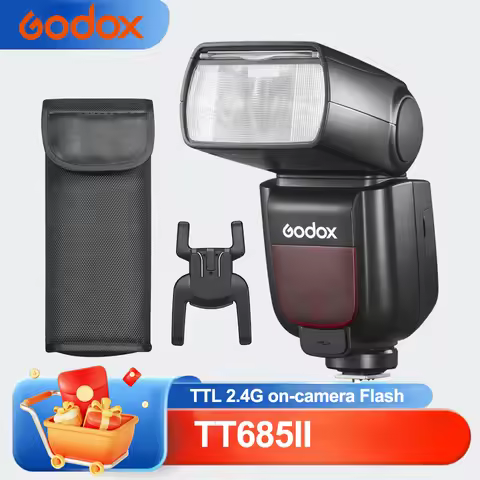Godox TT685II TTL HSS 2.4G Wireless on Camera Flash Light 1/8000s 0.1-2.6s Recycle Time compatible w