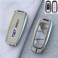 For Proton X70 Geely Coolray SE GX3 Pro GX3Pro Remote Fob Key Case Holder Nappa Cowhide Genuine Leat