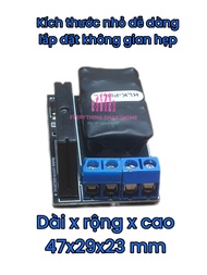 Đế cảm biến hiện diện con người HLK-LD2410b 220V2a1 kênh relay rắn ssr