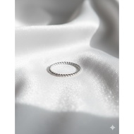 BEUNI HANDMADE PREMIUM 999 SILVER RING ANTIRUST NO ALLERGIC WATER PROOF WITH 999 MARK 999 SILVER