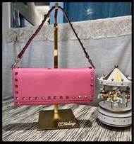 ⚛️現貨銅鑼灣店⚛️ New Valentino Pink Wallet WOC 全新粉紅色迷你手袋銀包