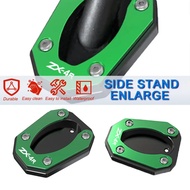 Motorcycle Accessories FOR Kawasaki ZX4R ZX4RR ZX 4R ZX 4RR ZX4 RR CNC Kickstand Extender Foot Side 