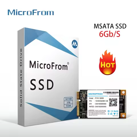 MicroFrom MSATA SSD 256GB Internal Solid State Drive Internal Hard Disk Drives for Desktop Laptop