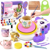 Pottery Wheel for Kids, Arts and Crafts for Kids Ages 8-12, Complete Pottery Painting Craft Kit with