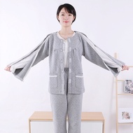 TNAC Women's Fall/Winter Nursing Suit - Ideal for Post-Surgery Recovery