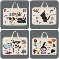 laptop sleeve Cute Shockproof Laptop Bag - Fits Apple MacBook Air 15", Huawei MateBook 14", ASUS ROG