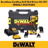 BEST SELLER Original Guarantee Brushless Cordless Drill 5In1 Driver Kit 12V Dewalt