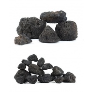 N30 BLACK LAVA ROCK 3KG AQUARIUM DECO  (10 to 30CM) AQUARIUM ACCESSORIES
