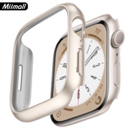 Miimall Apple Watch Series 7 Case 45/41mm,Hard PC Bumper Case Protective Cover Frame 41mm/45mm