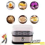 PATH Smart Egg Cooker, 200W Power 6 Eggs Capacity Eggs Boiler,  Auto Shut- Stainless Steel Space Sav