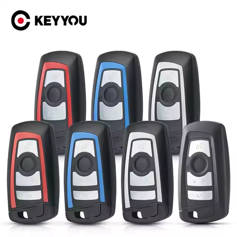KEYYOU Smart Car Key Shell Cover Remote Case for BMW CAS4 F FEM 3 5 7 Series E90 E92 E93 X5 F10 F20 