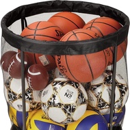 Basketball Large Mesh Baseball Football Sports Ball Bag Net Pocket Bag Mesh Equipment Bag Drawstring