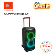 JBL PartyBox Stage 320 Portable party speaker with powerful JBL Pro Sound, an adaptive lightshow, sp
