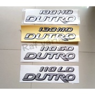 Stiker Dutro 130 Hd Dutro 130 md dutro 110sd dutro 110 Ld / stiker