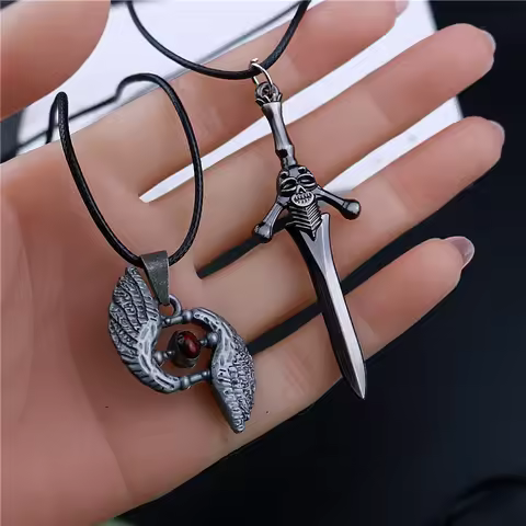In Stock Devil May Cry 5 Pendant Devil Hunter Crystal Soul Stone Pendant But Ding Sword Virgil Neckl
